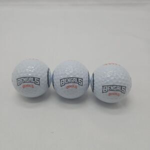 Cincinnati Bengals Unbranded Golf Balls Lot Of 3 NFL Football